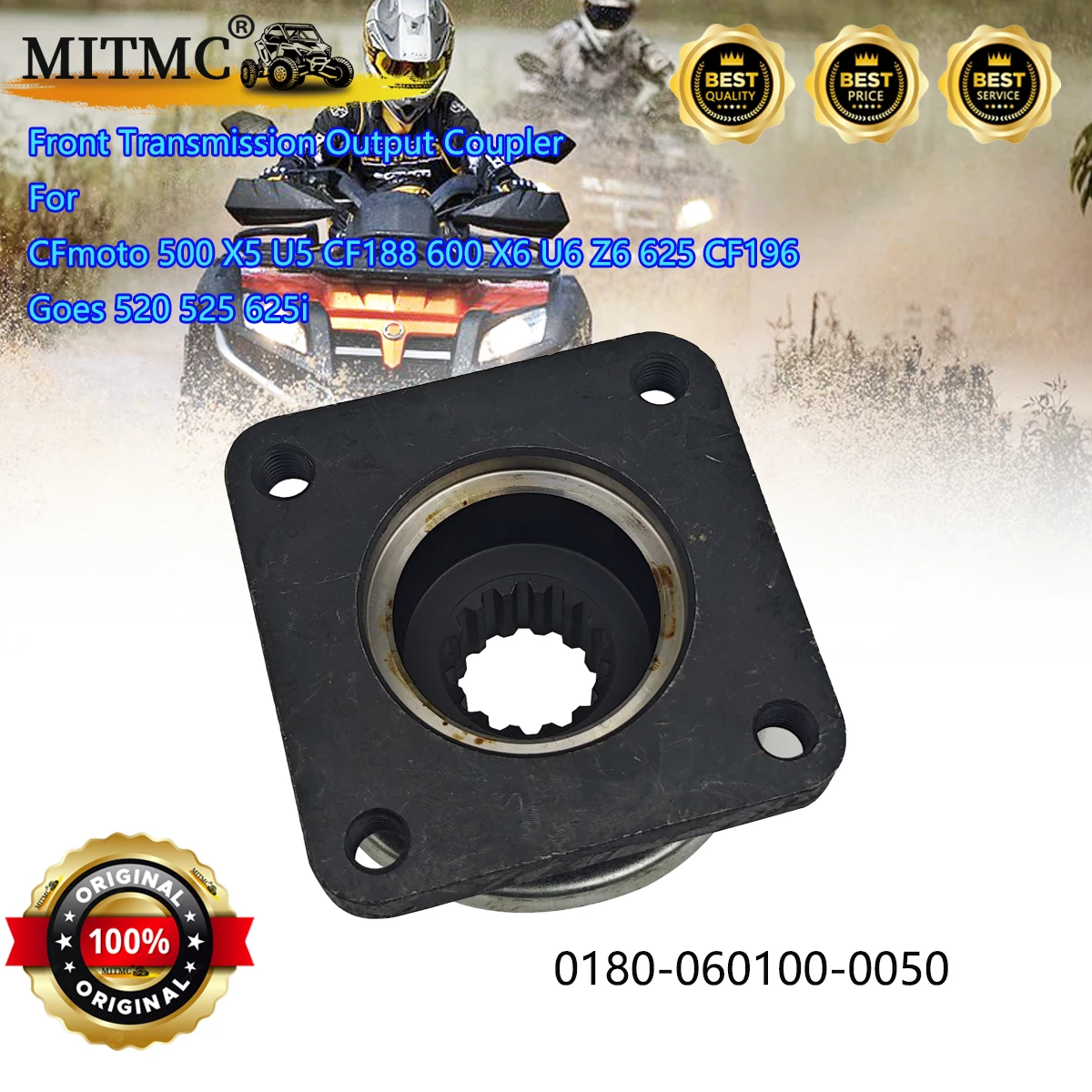 

Передняя выходная муфта коробки передач для CFmoto 500X5 U5 CF188 600X6 U6 Z6 625 CF196 Goes 520 525 625i 0180-060100-0050