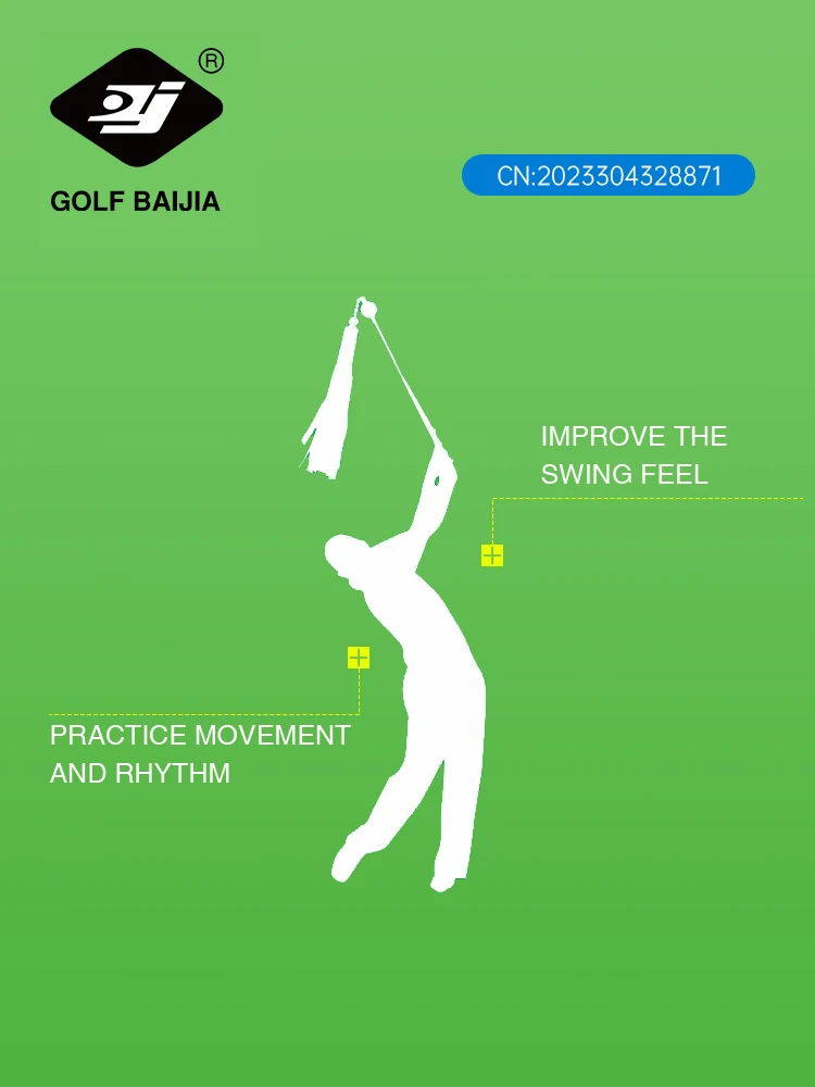 BAIJIAGolf سوينغ المدرب جولف سوينغ التدريب الشريط عصا جولف سوط عصا ممارسة الصوت لتحسين سوينغ سرعة إكسسوارات الغولف