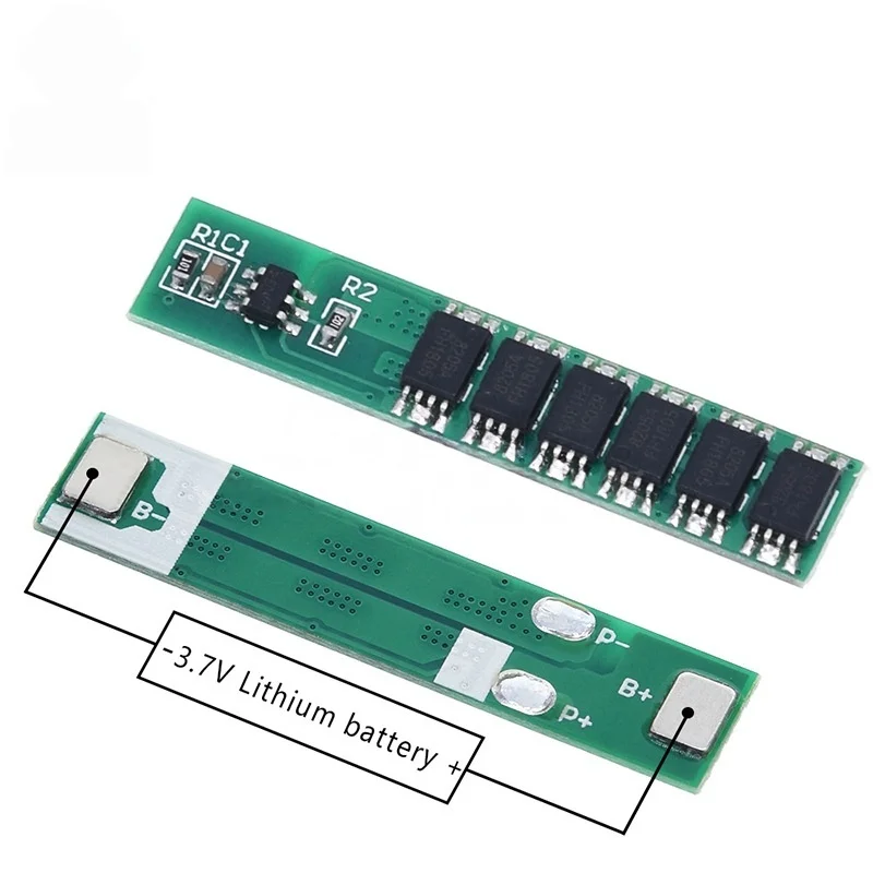 （1pcs）Single 3.7V lithium battery protection board 7.5A working current 3 4 6MOS 18650 polymer protection board