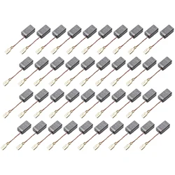 40Pcs 6*8*14mm Motor Carbon Brushes Set For Electric Hammer Drill Angle Grinder Power Tool Brush Replacement