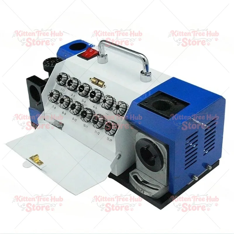 3-13mm Twist Drill Grinder Desktop, Automatic Small Knife Grinder with 90-140° Adjustable Angle for Drill Sharpening