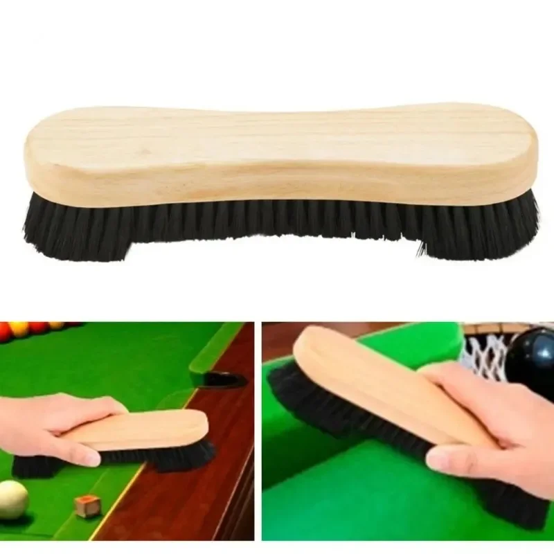 

Щетка для чистки бильярдного стола — набор бильярдного стола с деревянными ручками из нейлоновой щетины, инструменты для чистки бильярда