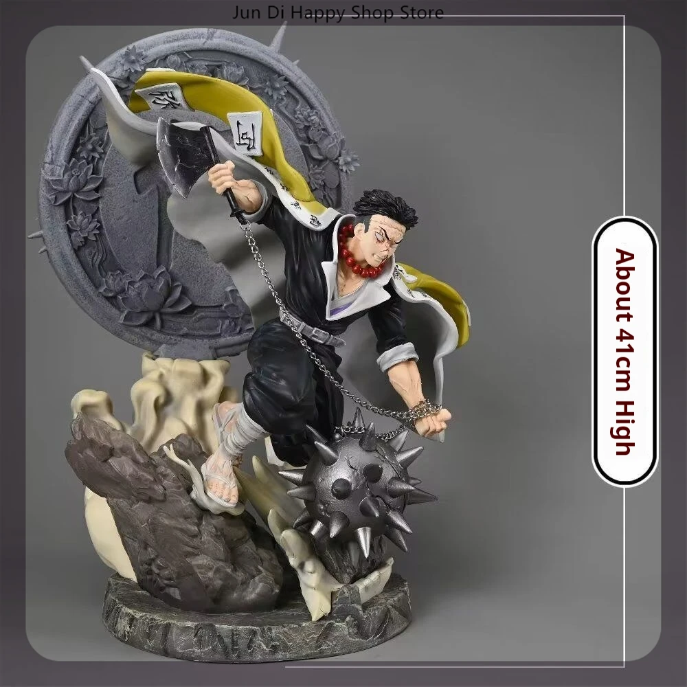 41cm Demon Slayer Himejima Gyomei Anime Figure Pvc Model Gk Large Statue Boys Collection Desktop Decoration Ornament Toys Gifts