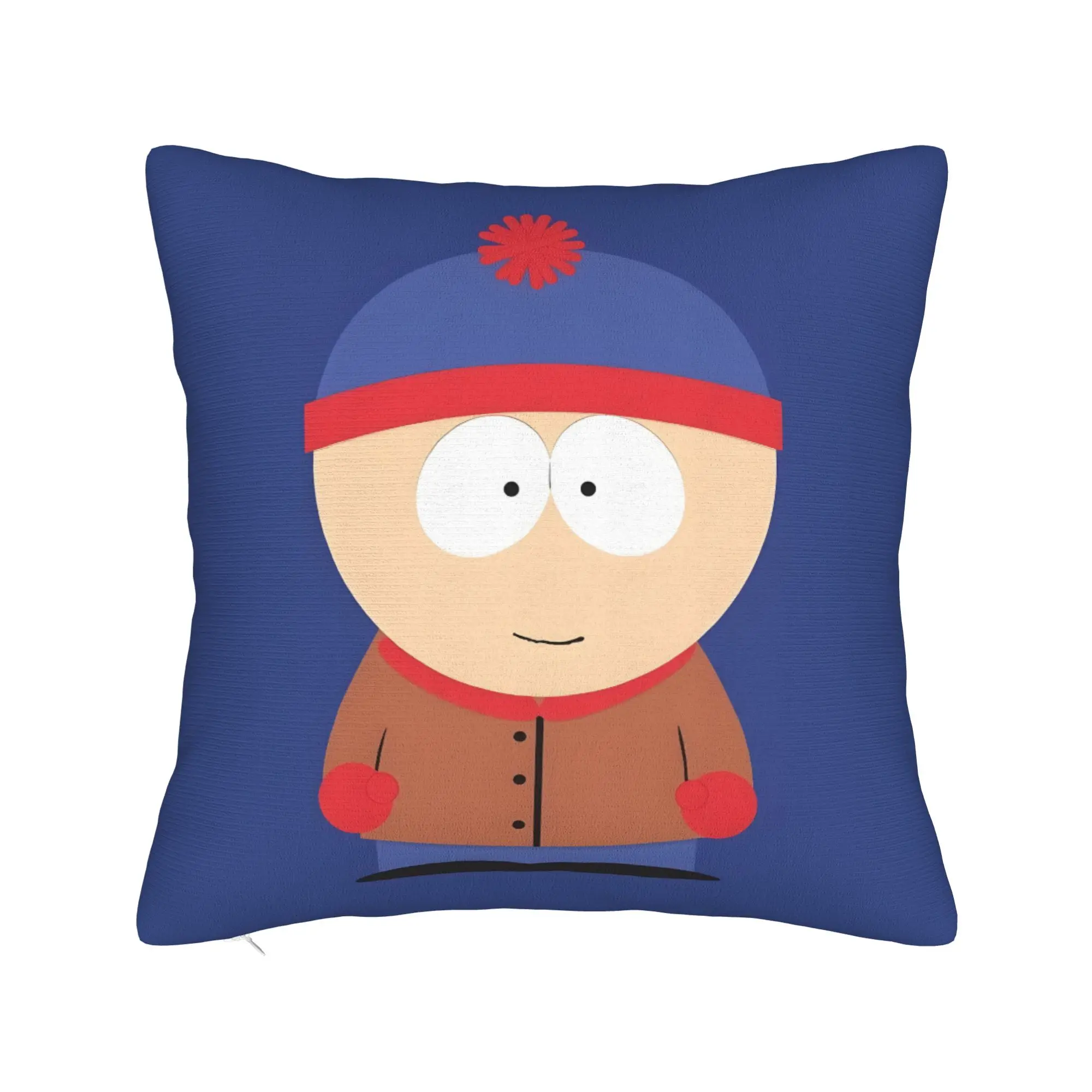 Novelty Cute Stan Marsh Cushion Cover 45x45cm South Parks Velvet Luxury Pillow Home Decoration