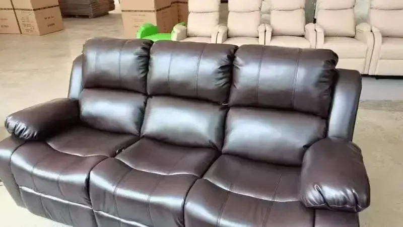 

z Recliner Bed Leather Sofa Manual Single Salon Recliner Chair