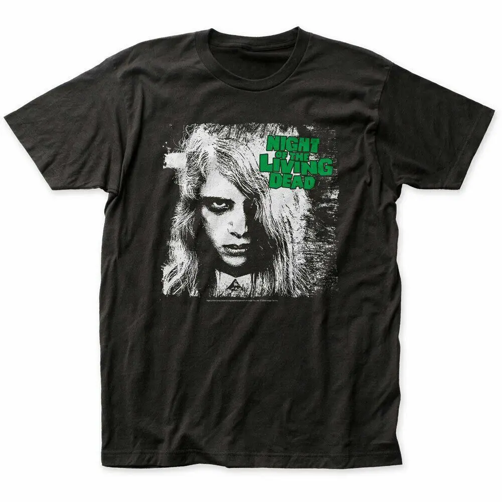 

Night of the Living Dead B&W Karen T Shirt Mens Licensed Pop Culture Movie Black