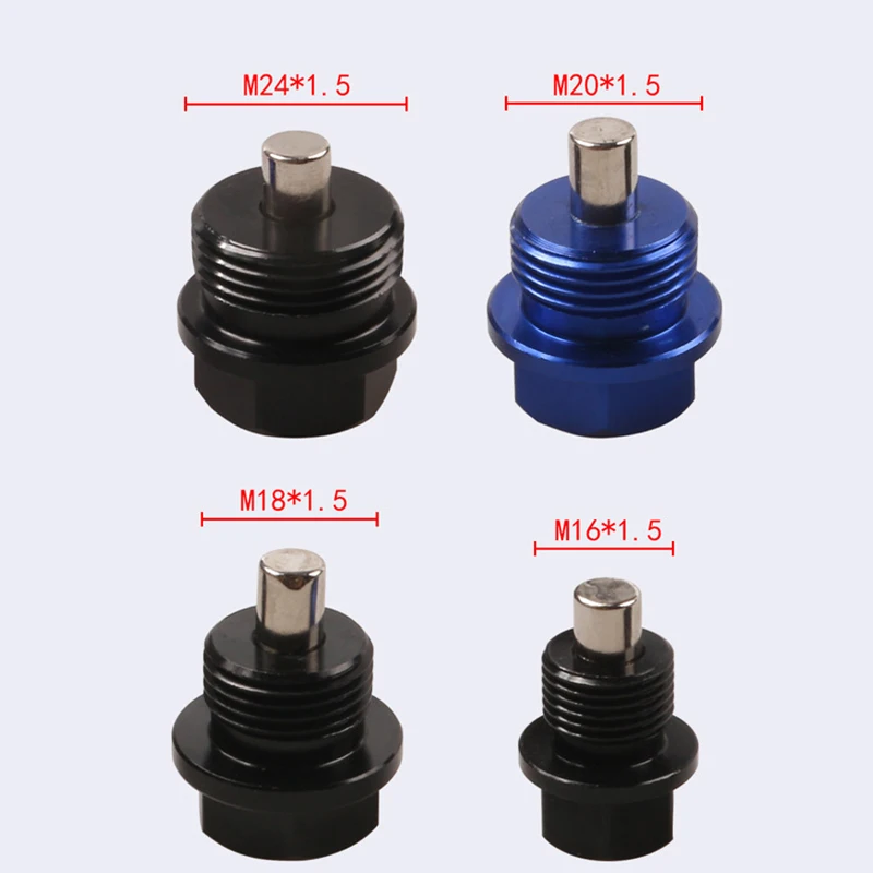 M12x1.5 M12x1.25 M12x1.75 M14x1.5 M14x1.25 M18x1.5 Magnetic Oil Drain Plug &Oil Drain Sump Nut (A lot of colors available)