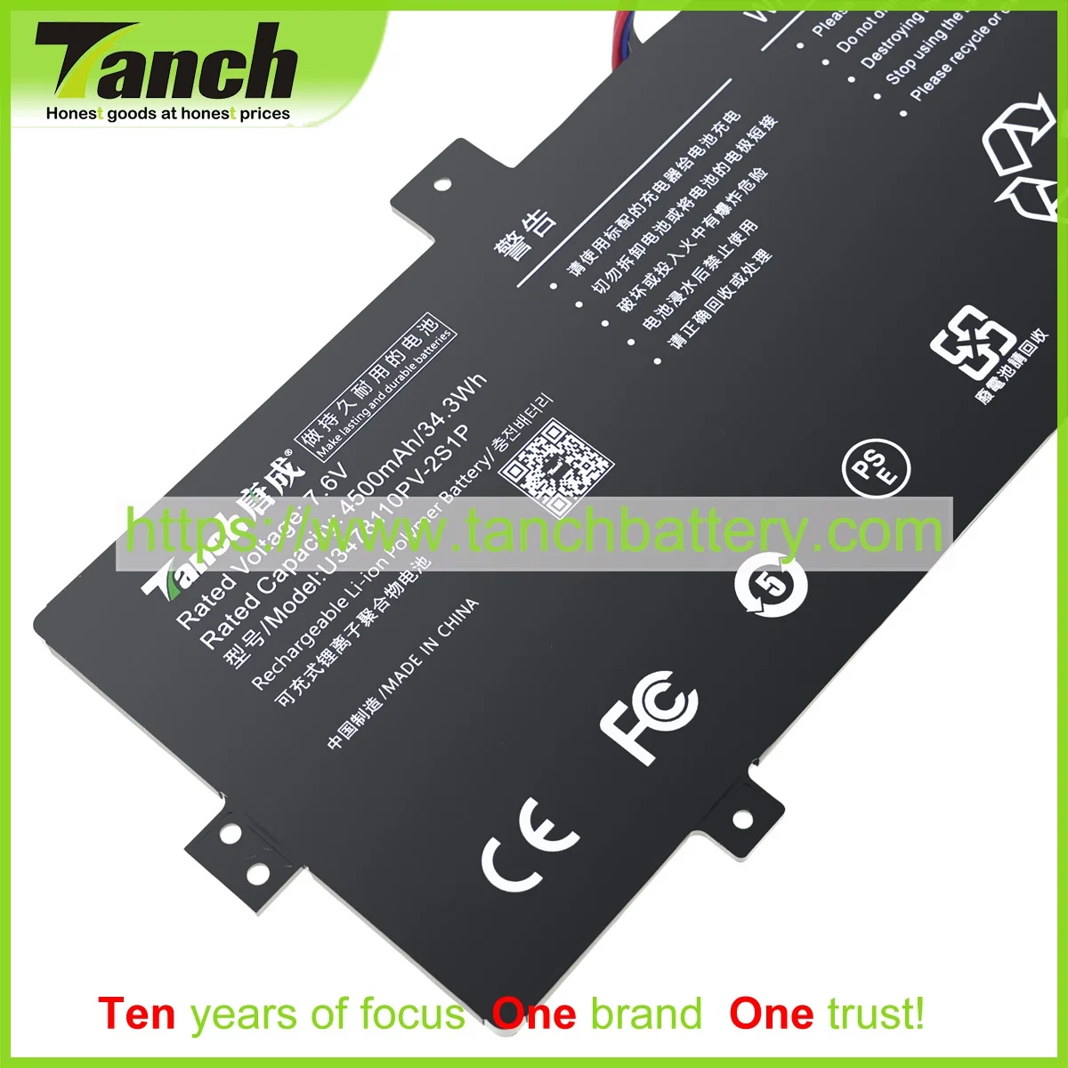 

Laptop Batteries for JUMPER UTL-3478110 3478110-2S -2S ezbook s5 go U3478110PV-2S1P,7.6V,4 cell