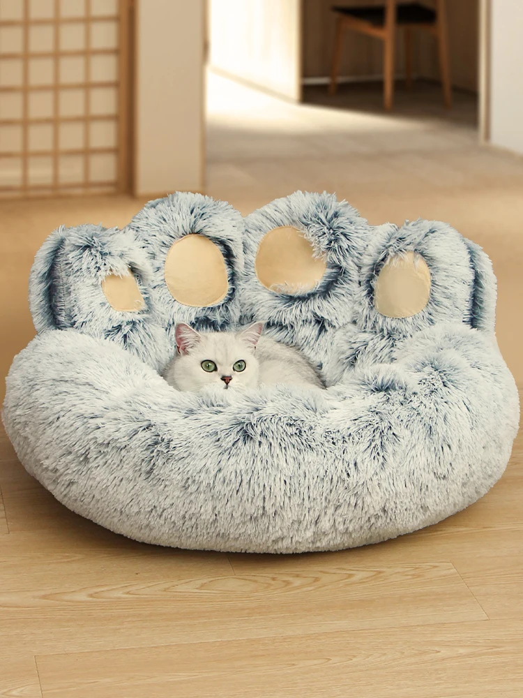 

Cat Nest Winter Warm Pet Bed Deep Sleep Winter Supplies Cat Pad Four Seasons Universal Kennel