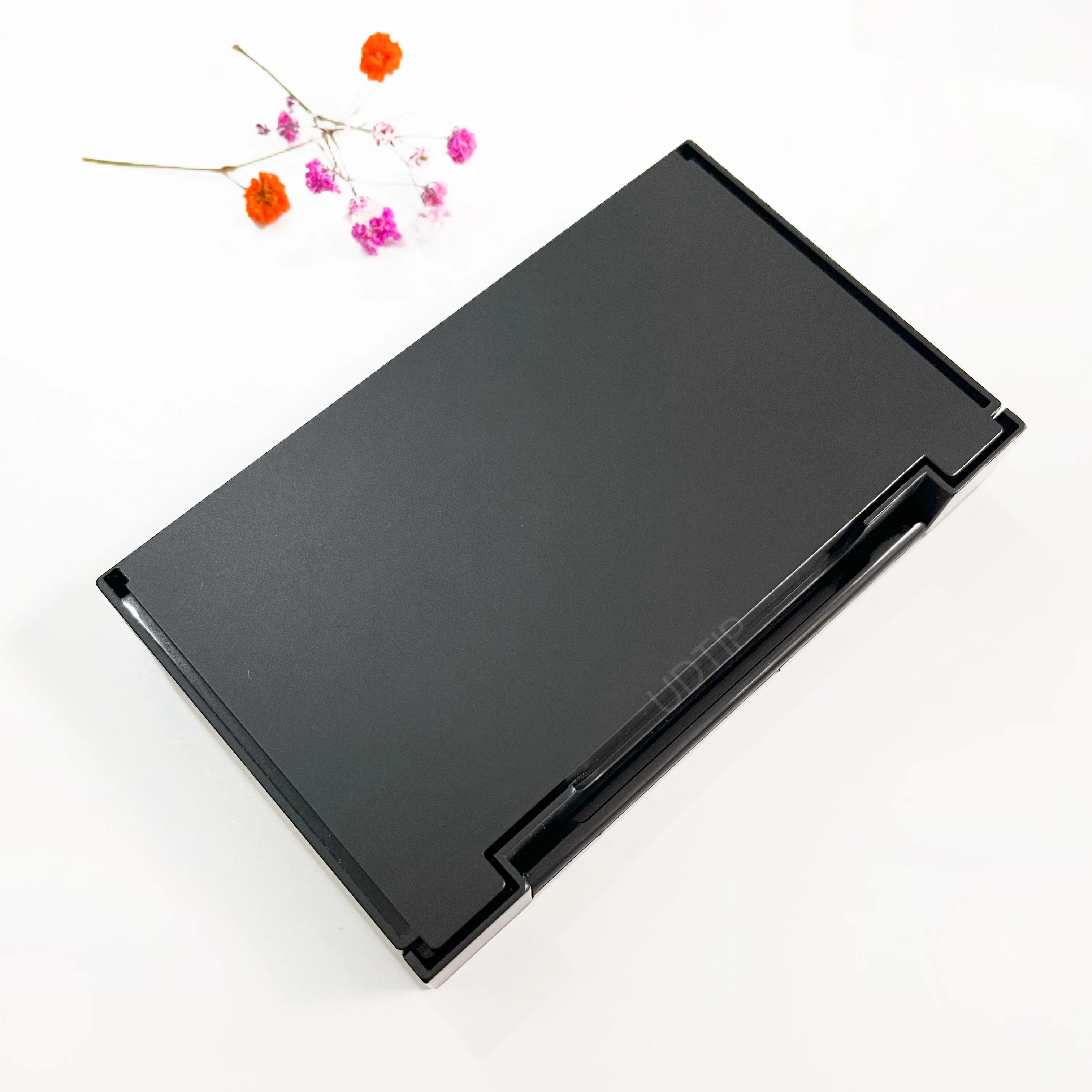Double 2 Layers Empty Magnetic Eyeshadow Makeup Palette With Mirror Plastic Case Samll Size With 20pcs Adhesive Metal Stickers