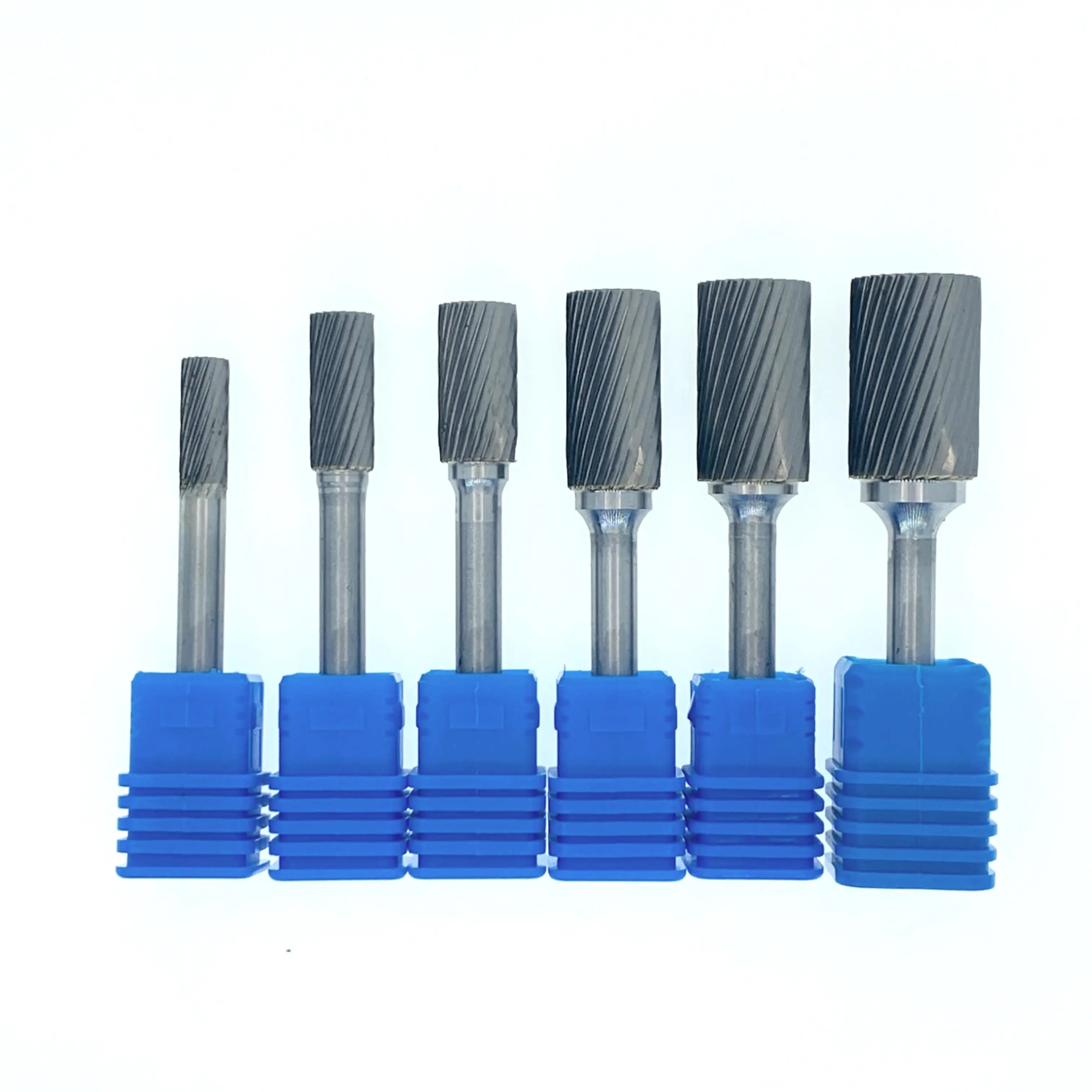 6mm A/AX Type Cylinder Head Tungsten Carbide Alloy Rotary File Drill Milling Carving Bit Point Burr Die Grinder Abrasive Tools