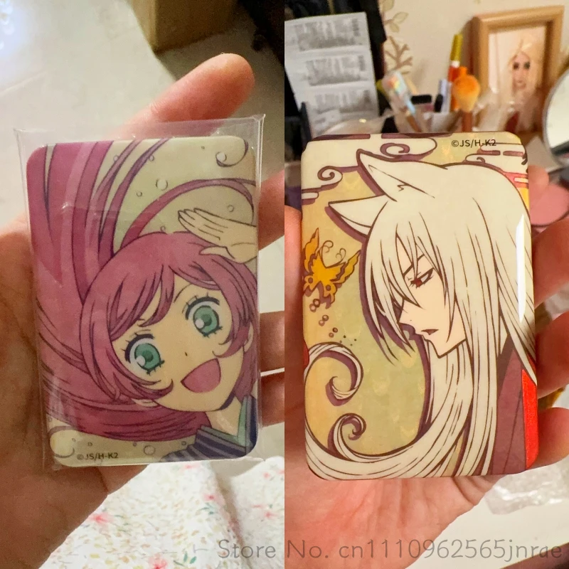 new in stockNullset Anime Badge Holographic Blue Light Kamisama Kiss Tomoe Nanami Vol.2  Collectible Anime Peripheral Decor view 5