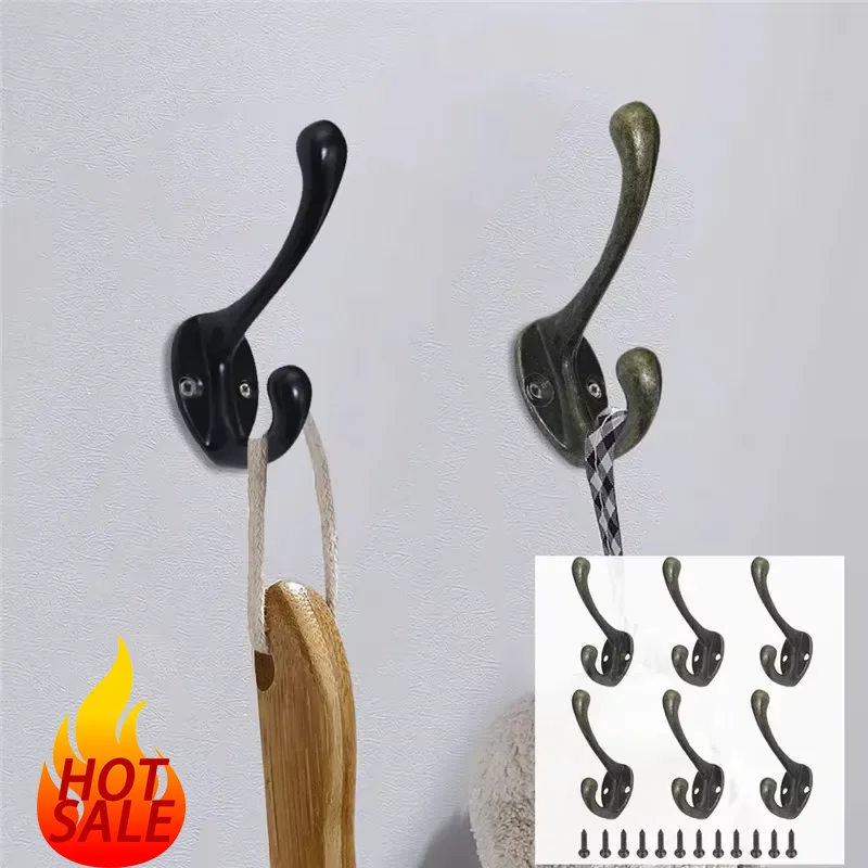 6 Piece Hanger Hook Wall Hook Bathroom Towel Hook Kitchen Kitchen Accessories Home Storage Hanger Home Accessories