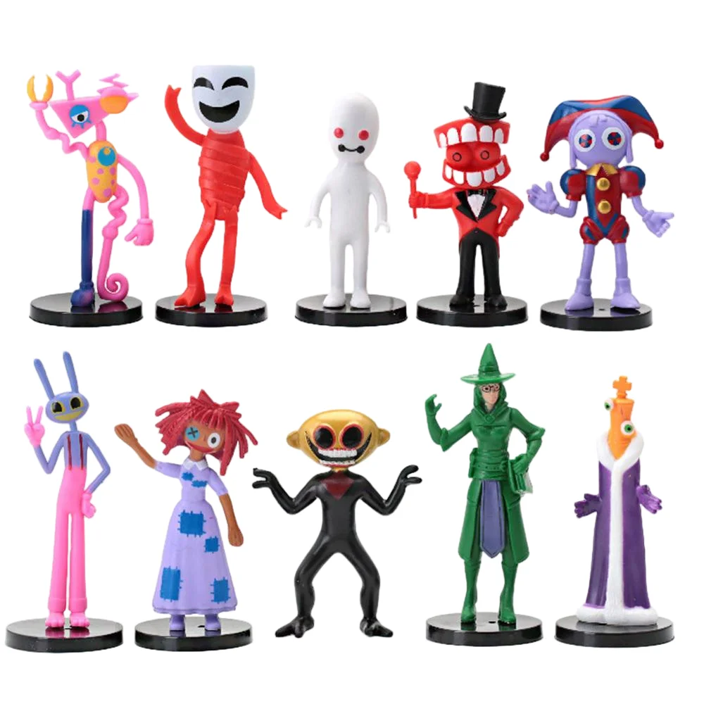 الرقم السحري تمثال السيرك نموذج سلسلة البضائع كعكة الزينة محشوة اللعب الحلي #6