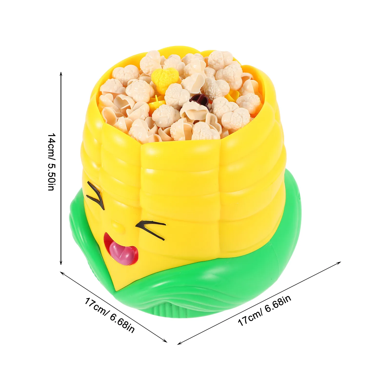 1Set Corn Shaped Popcorn Catching Prank Game Fun Interactive Desktop Activity for Kids Adults Family Gatherings Party Games Fall