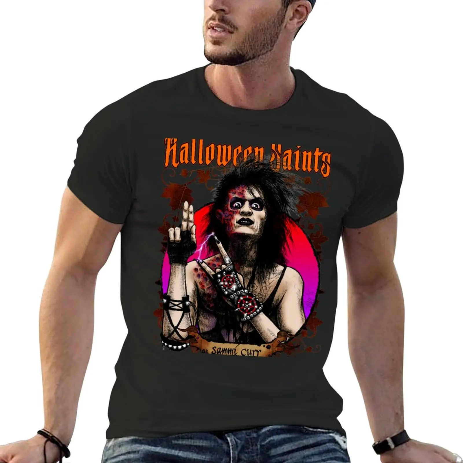 Halloween Saints: Sammi Curr T-Shirt cute clothes summer tops baggy shirts funny t shirts for men