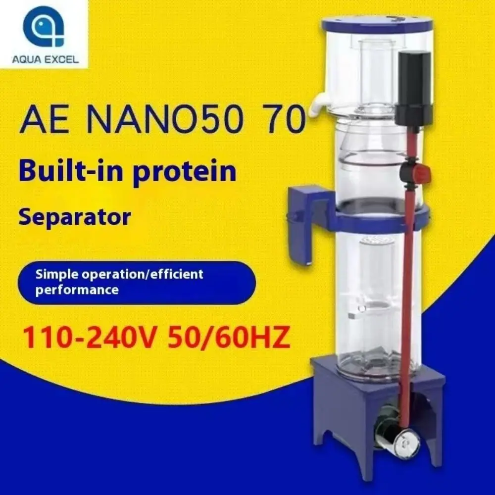 DC12V Aqua Excel Nano 40D 50D 70D Mini Protein Skimmer for Reef Aquariums Internal Protein Skimmer Fish Tank