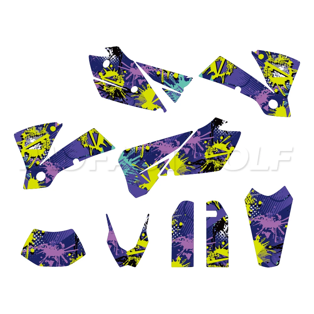 ملصقات رسومات تزيين جسم الدراجة النارية مناسبة لـ EXC 2004 125 200 250 300 400 450 525