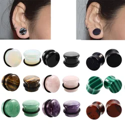 6-16mm 1Pair Ear Plugs Tunnels Gauges Earrings Piercing Ear Stretchers Expander Stretch Marks for Tunnels Piercing Jewelry