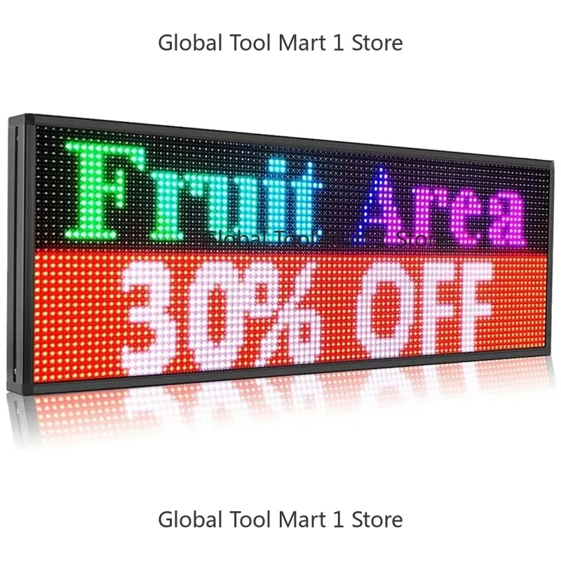 FULL COLOR RGB Programmable Led Signs P10 SMD Outdoor Led Scrolling Message Display High Brightness LED Display For Window