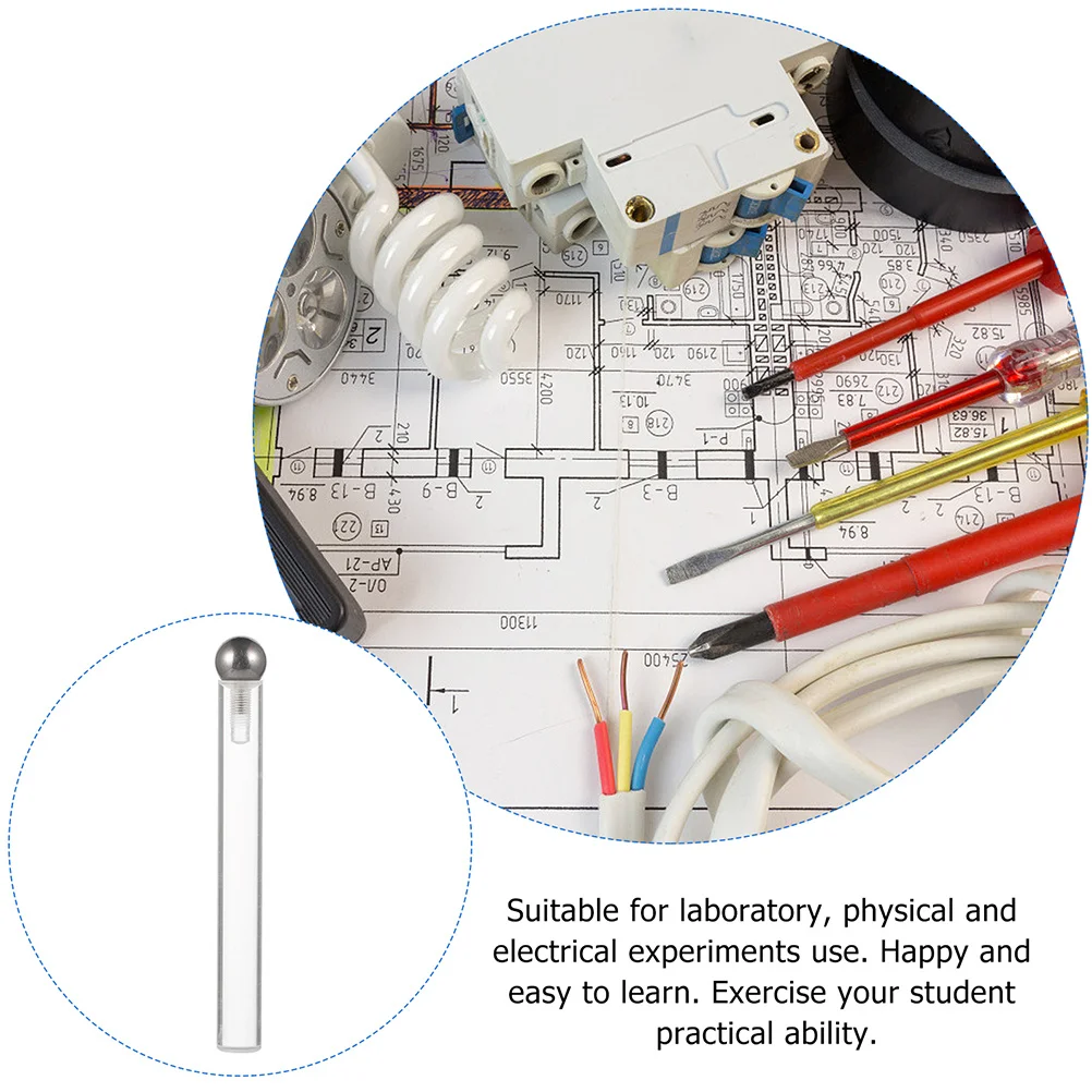 3 قطع من معدات التدريس الكهروستاتيكية لأداة الاختبار مثالية لتوضيح المبادئ في تجارب الفصل الدراسي