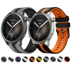 Dla Huami Amazfit GTR 42 mm 47 mm GTS 4 3 2e MINI Bransoletka GTR4 2 3 Pro Bip 5/U/S Pro Pasek do zegarka 20 22 mm Silikonowy pasek do smartwatcha