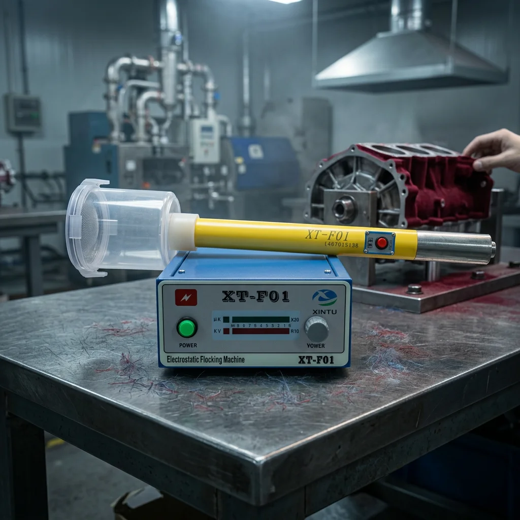 XT-F01 PORTABLE ELECTROSTATIC FLOCKING GUN UNIT