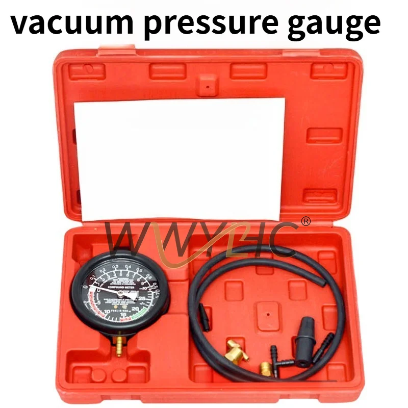 Suitable for Miaowei Tu-1 Automobile Vacuum Pressure Gauge Intake Manifold Negative Pressure Vacuum Detection Three-way