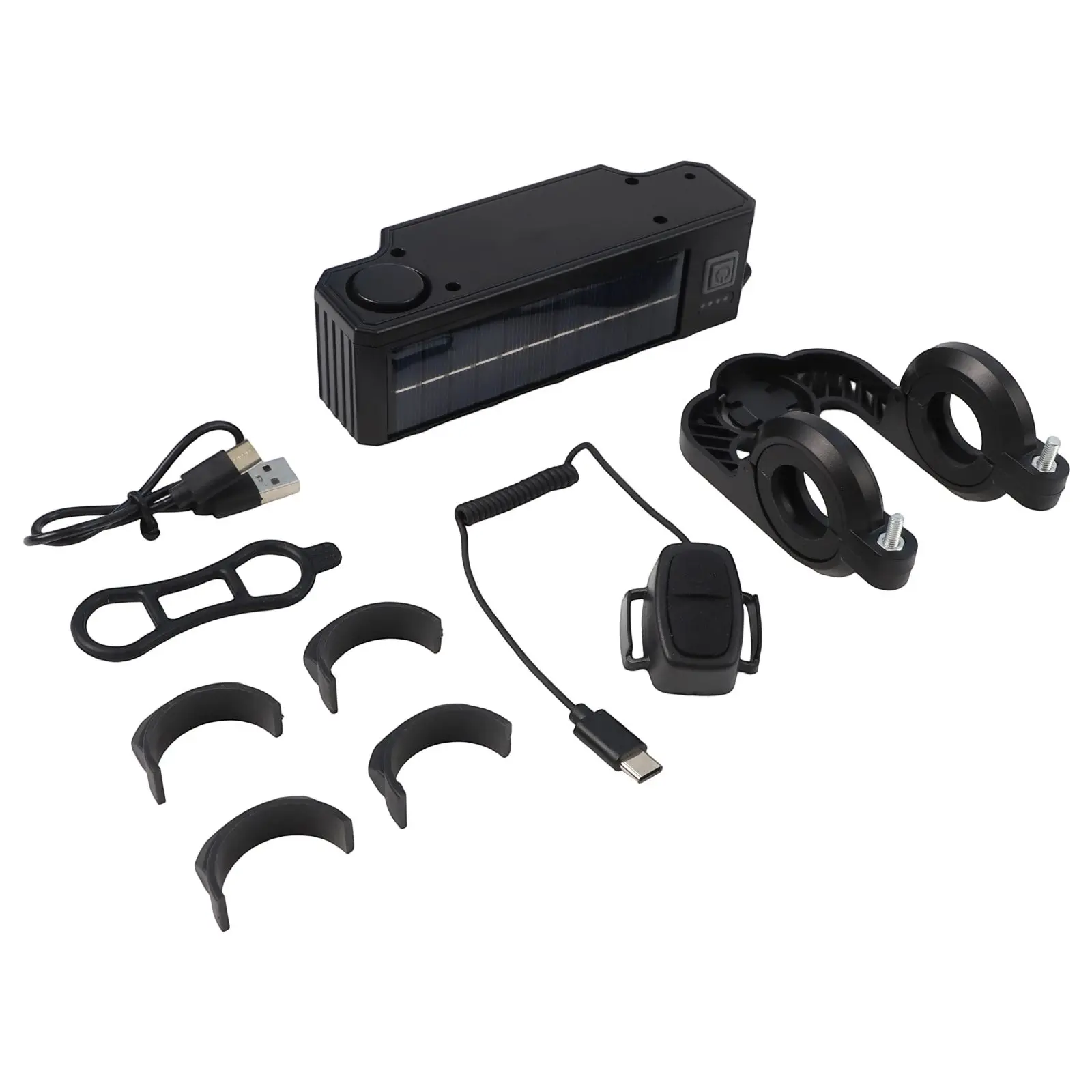 

Вес 26 г, 900 люмен, солнечная перезаряжаемая фара, 900 люмен, велосипедный светильник, динамик, срок службы батареи 3-5 часов