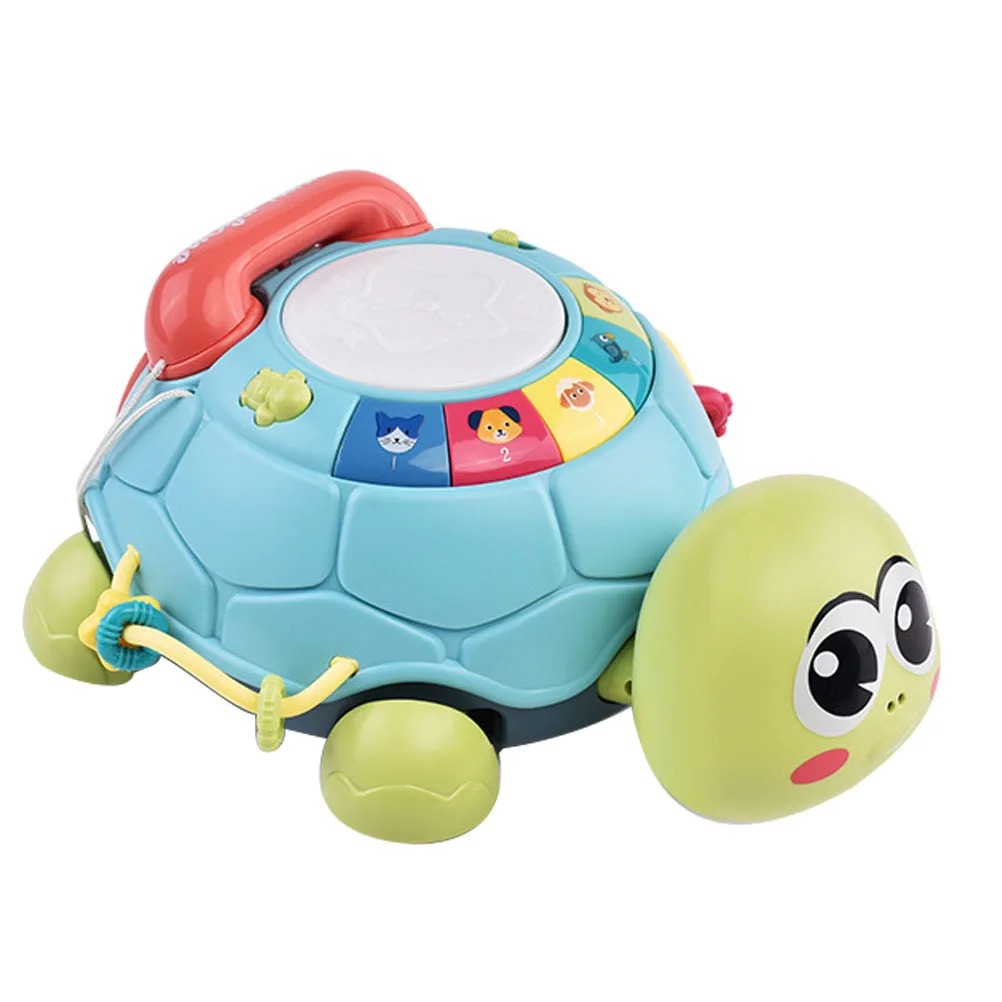 Machine d'éducation précoce tortue, apprentissage interactif, Musical pour les tout-petits, lecteur de musique, développement sensoriel des bébés