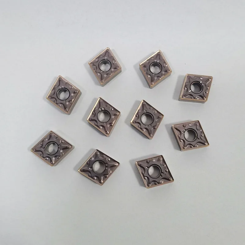 

10pcs, CNC External Lathe Turning Tool Inserts for Steel and Stainless steel Machining CNMG120404-MA CNMG120408-MA