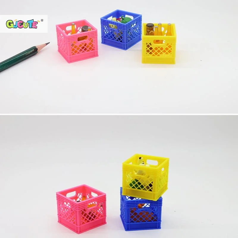 1:12 casa de muñecas en miniatura, marco de cerveza, modelo de simulación de bebida, cesta de almacenamiento de alimentos, modelo de decoración de cocina, accesorios para casa de muñecas de juguete