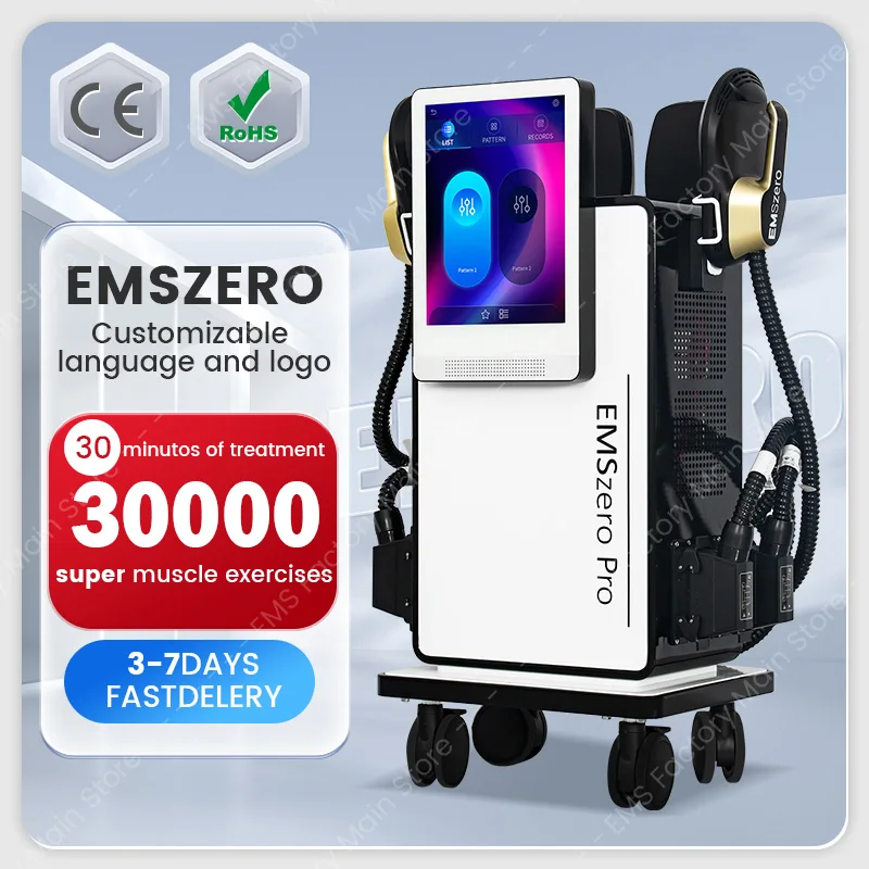 EMSzero 200 Гц 6500 Вт EMS машина для моделирования тела 15 Tesla RF для похудения тела наращивание мышц электромагнитная стимуляция салон красоты