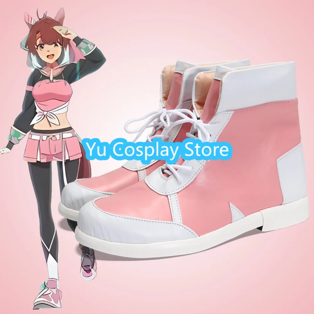 

Yu Cosplay Store Uma Musume Pretty Derby Dantsu Flame Cosplay Shoes Anime Cosplay Shoes Boots Halloween Costumes Props