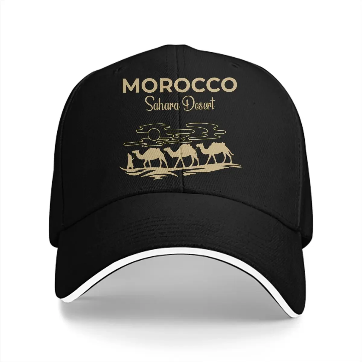 Morocco Sahara Desert Classic Baseball Caps Peaked Cap Morocco Sun Shade Hats for Men Women