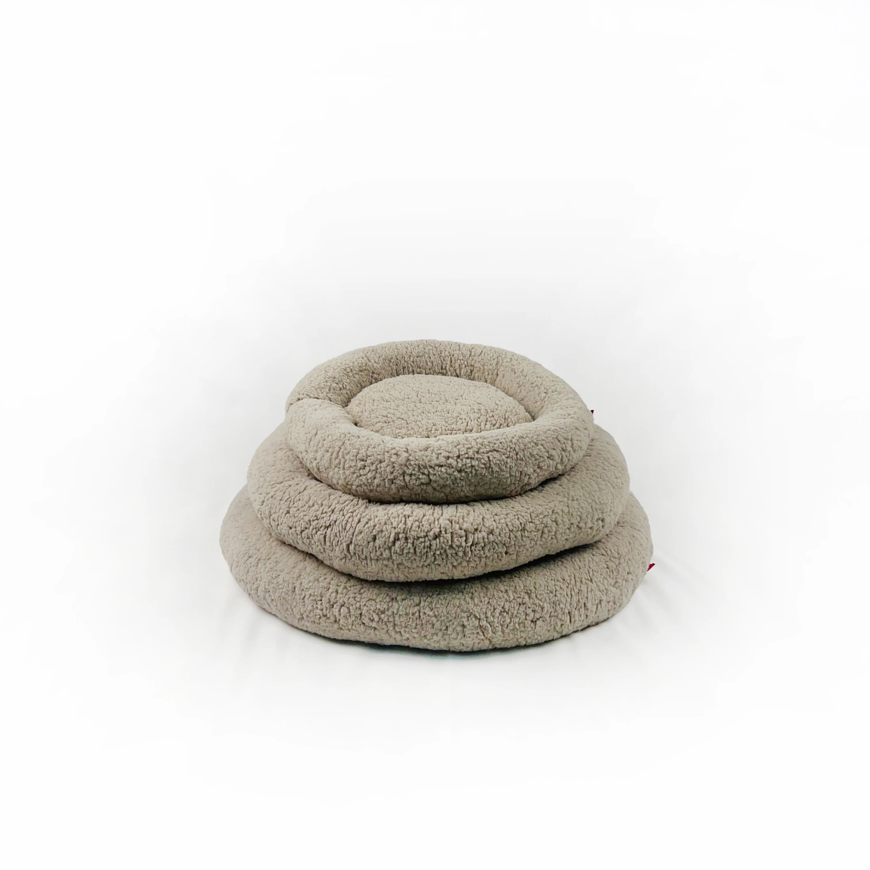 

Ultra-Soft Plush Donut Dog Bed - Non-Slip Bottom, Cozy Sleeping Mat for Small to Medium Breeds