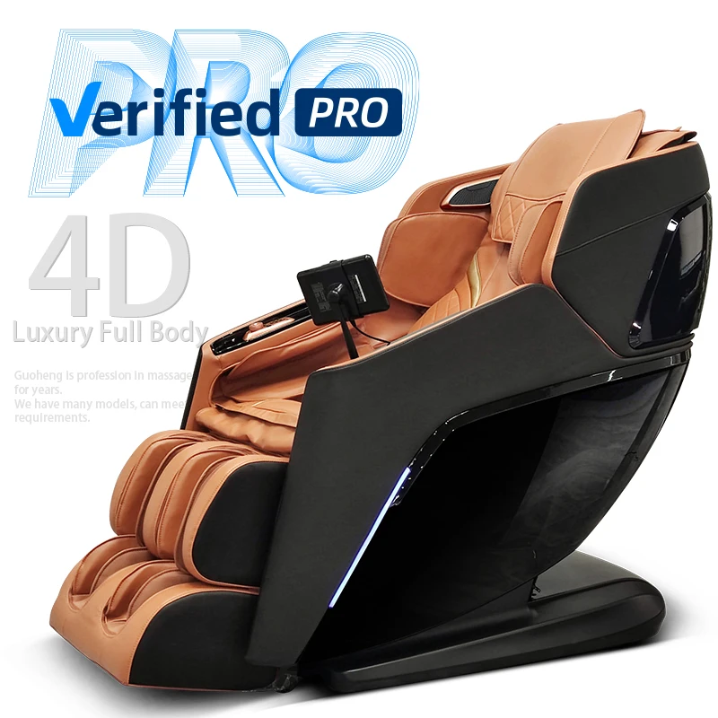 2023 Massage Best Selling Full Body Airbags Message Chair Ai Voice Control Portable Massage Chair 4d