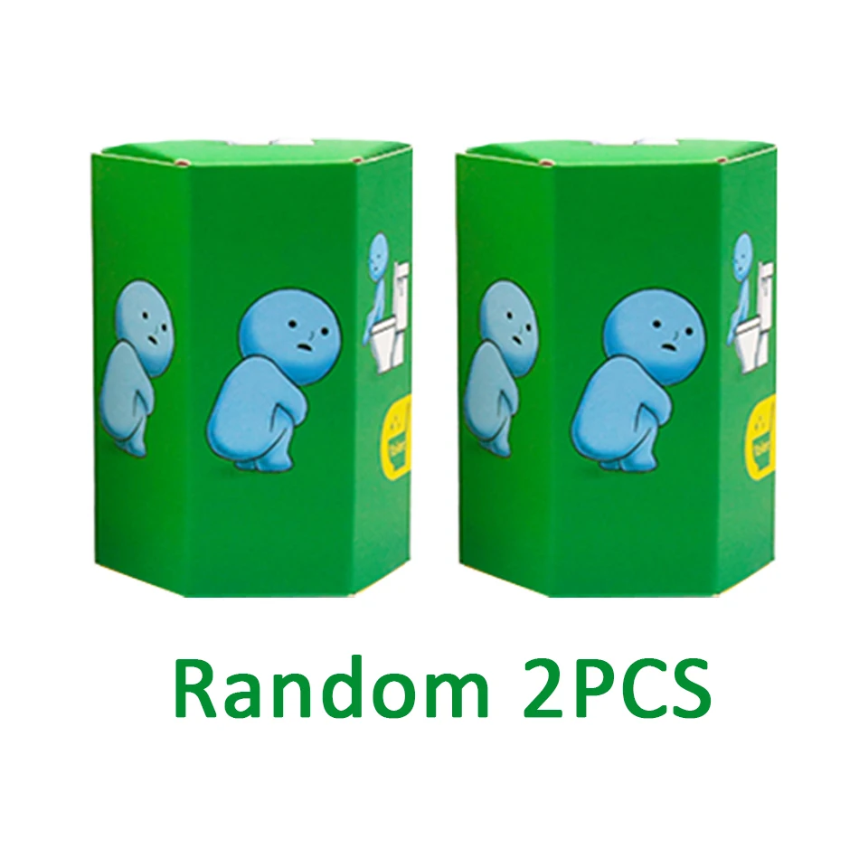 Überraschungsgeschenk Badezimmer-Serie: Mehrere grüne, nachtleuchtende, geheimnisvolle Blindbox-Actionfiguren als Dekorationsmodelle für Spielzeug