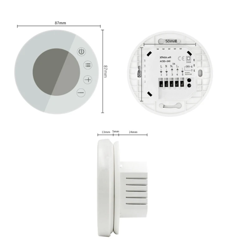 X7H Tuya Smart Wifi Thermostat Temperature Controller For LCD Display Intelligent Thermostat Compatible