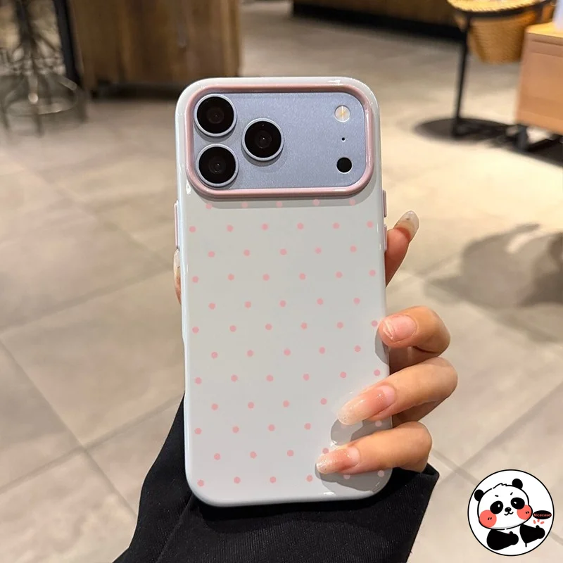 Simple Colorful Polka Dot Cover For Samsung Galaxy A10S M10S A02 A02S M02S F02S 5G 4G Color Block Cute Soft Casing