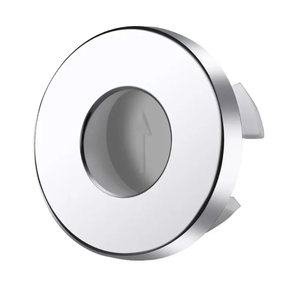 Bathroom Basin Faucet Sink Overflow Cover Brass Six-foot Ring Insert Replacement Hole Cover Cap Chrome Trim Bathroom Accessories
