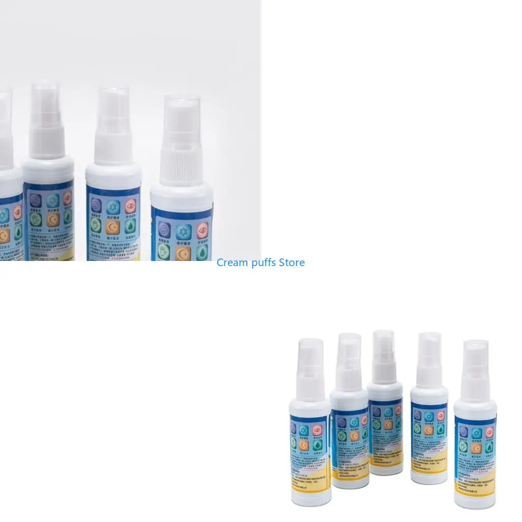 50LE Eyeglass Lens Cleaning 1.7oz رذاذ للنظارات والهاتف والشاشات الإلكترونية