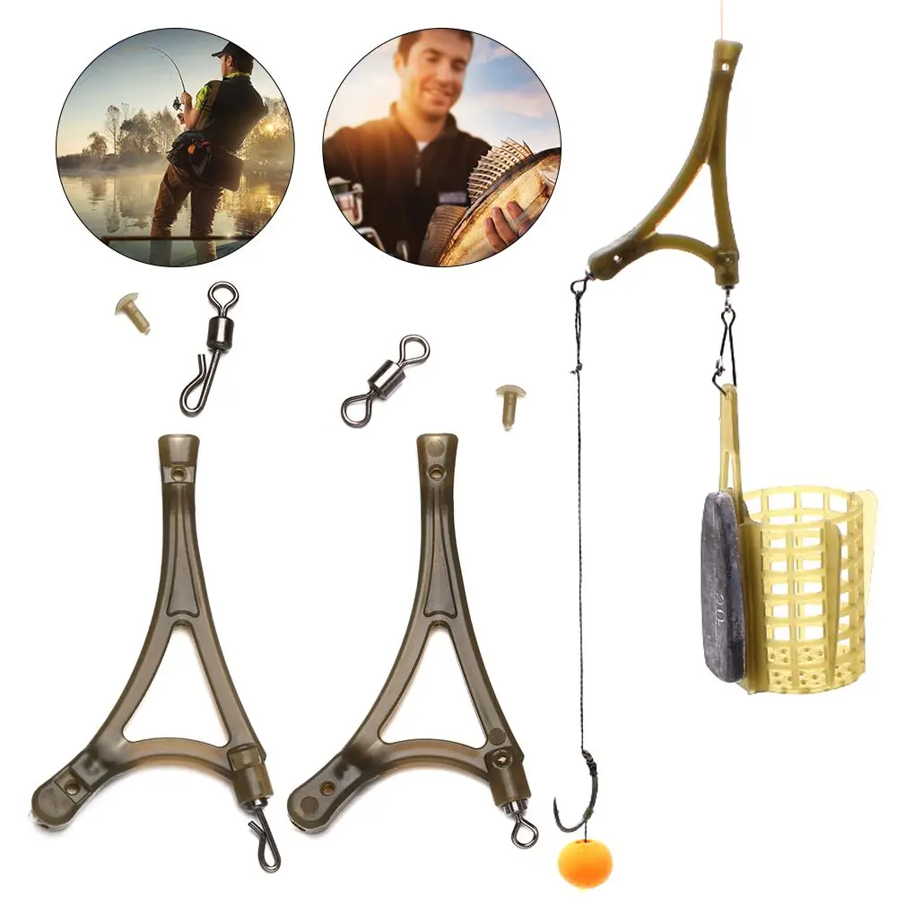 High Quality Carp Fishing Accessories Anti Tangle System European Style Carp Rigs Tool Side Bends Swivel Fish Tackle Equipment