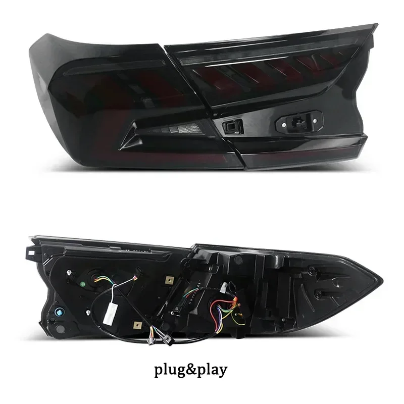 

Car LED 12V Taillight For Honda Accord 10 2018 - 2022 Rear Running Lamp Brake Reverse Turn Signal Waterproof Car Accessories