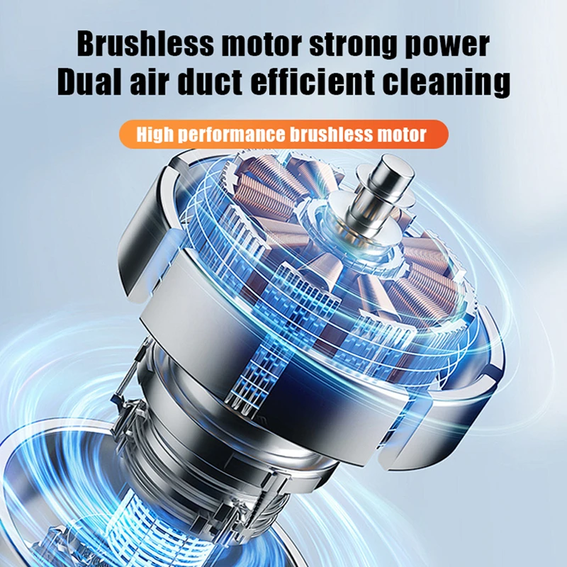 Xiaomi 15000pa Car Vacuum Cleaner Wireless Charging For Cars High Suction Power For Home Use Handheld Mini Car Vacuum Cleaner