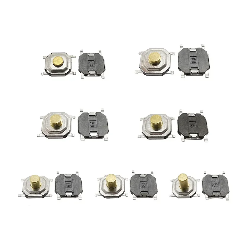 

20Pcs 4x4mm SMD PCB Tactile Tact Mini Push Button Switch Momentary 4*4*1.7/2/2.3/2.5/3/3.5/4.3mm