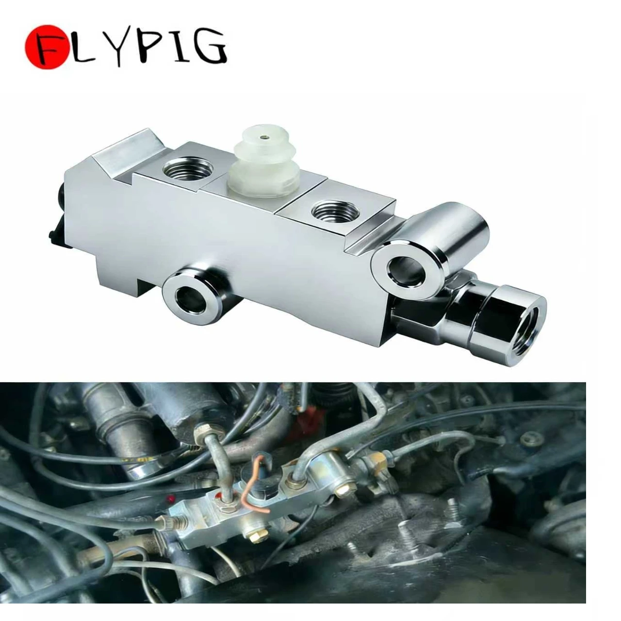Disc Drum Brake Proportioning Valve Front Drum Rear Brake for GMC Street Rod Classic Car Truck Chevrolet Ford Buick 172-1350