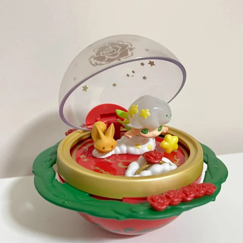 

Подлинная романтическая коробка для колец Popmart серии V3, сцена, фигурка, слепая коробка, Labubu Molly, милая кукла, кавайная игрушка, украшение для дома, подарок