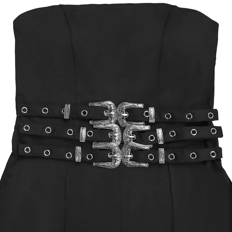 จั๊มสูทขายาวทรงกว้าง KEXU สำหรับผู้หญิง สายเดี่ยว แต่งผ้าแบบ Patchwork เหมาะสำหรับวันหยุดฤดูร้อนปี 2025 ชุดรอมเปอร์เซ็กซี่สำหรับออกงานกลางคืน ชุดจั๊มสูทแบบชิ้นเดียว