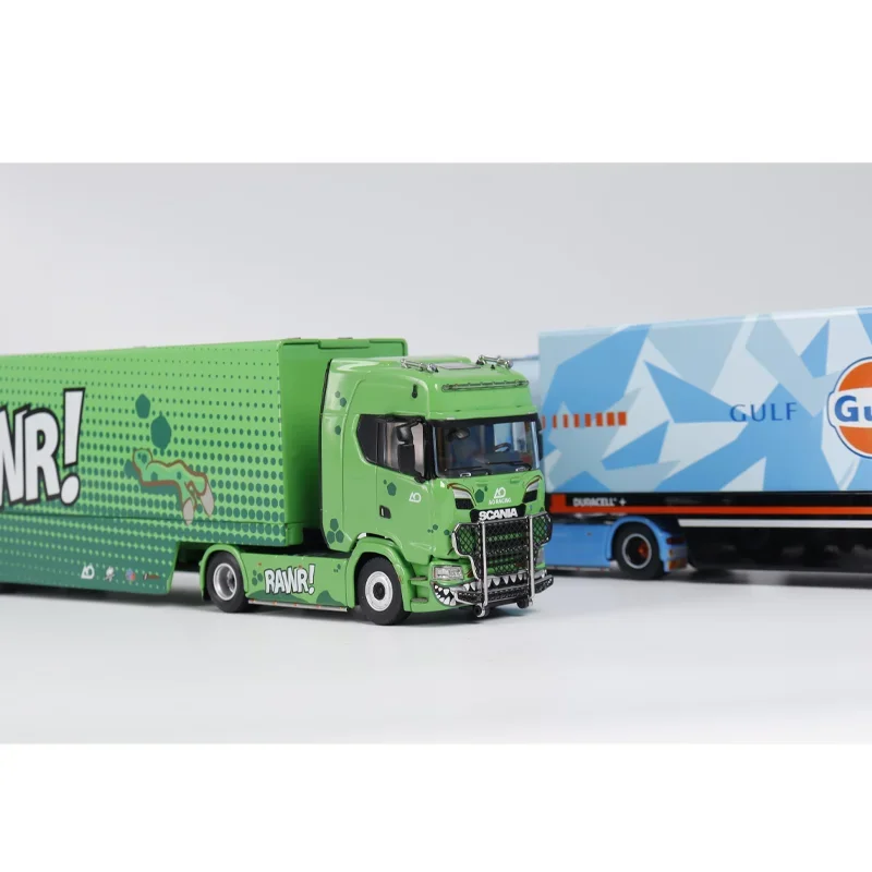 Maxwell 1/64 SCANIA S730 ล้อแม็กของเล่นมอเตอร์ยานพาหนะDiecastโลหะรุ่นของขวัญ